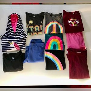 Girls *Bundle* 10 Items, some NWOT. Sizes M&L